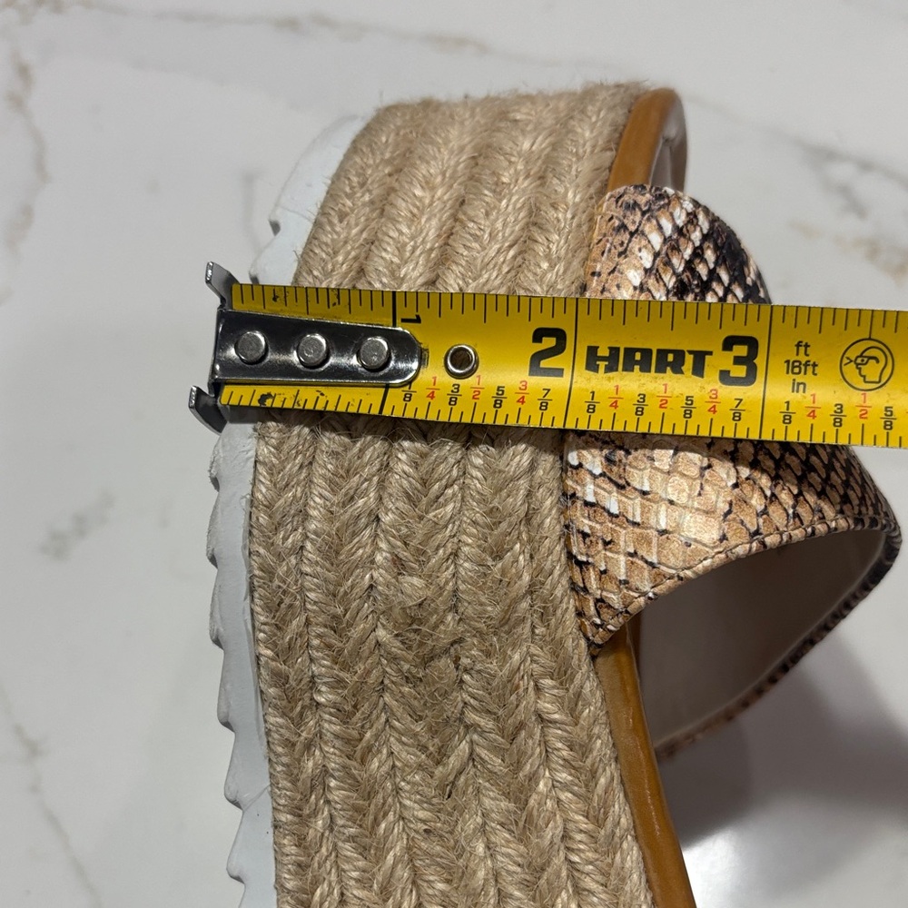 Gianni Bini Neutral Snake-Print Espadrille Platform Sandals - Picture 5 of 14